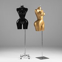 Mannequin torse grande taille, taille fine, présentoir de vêtements pour magasin de détail