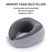 Oreiller de voyage en mousse à mémoire de forme en forme de U personnalisé OEM ODM, antibactérien, non toxique, avec logo personnalisé, emballage, design portable