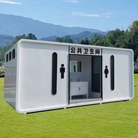 Offre Spéciale : Toilettes Portables Intégrées JY pour Maisons Conteneurs Modernes avec Réservoir d'Évacuation, en Plastique Écologique pour le Camping en Extérieur