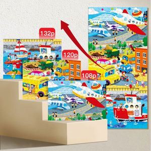 Toddler Animal Dinosaurs Fairy Tales Puzzle Travel Toys Car Airplane Road Trip Games Magnetic Puzzles for Kids - Product Image 6