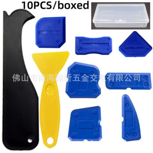 10Pcs Plastic Caulking Tool Kit With Scraper For Sealant Application And Removal - Product Image 1