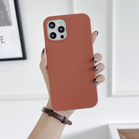 Coque de téléphone classique en TPU couleur unie, protection antichute, en silicone liquide souple, pour iPhone 11 17 Pro Max – Offre Spéciale