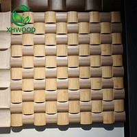 Panneau mural acoustique en mosaïque 3D, carrelage décoratif texturé pour la décoration murale