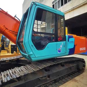 Excavadora de cadenas Hitachi ZX200 usada original de Japón, 20 toneladas, motor Isuzu, pocas horas de trabajo, excavadora hidráulica para construcción y minería. - Product Image 3