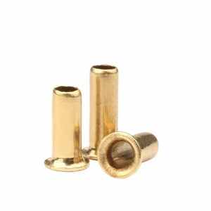 JINGHONG alta calidad DIN7340 Tubular cobre hueco <span class=keywords><strong>remache</strong></span> máquina tubo a través del <span class=keywords><strong>agujero</strong></span> remaches herramienta de perforación - Product Image 1