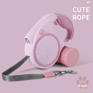 ABS + naylon halat + kaplama metal (kilit) + el feneri köpek tasma kolay taşıma geri çekilebilir ile Led ışık köpek otomatik geri çekilebilir tasma - Product Image 6