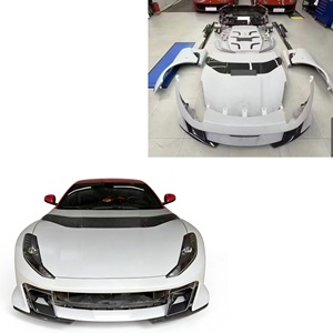 Spoiler de pare-chocs avant et arrière en fibre de carbone de style compétition, de haute qualité, directement de l'usine, pour <span class=keywords><strong>Ferrari</strong></span> 812 - Product Image 1