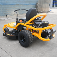 Tondeuse autoportée commerciale à braquets zéro, plateau de coupe de 46 pouces, 26 CV, commande à levier double pour terrains de golf et pelouses