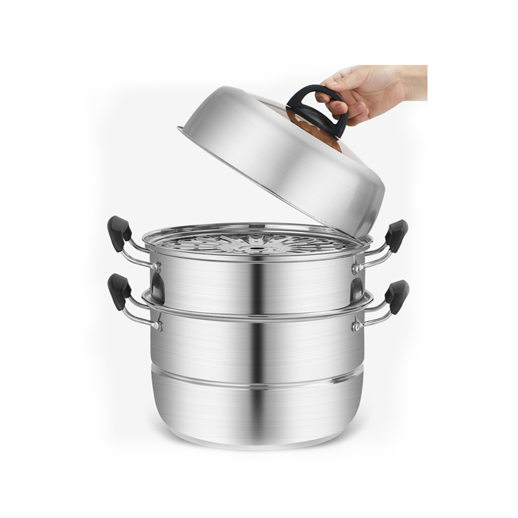 Stainless Steel Steamer Soup Pot with