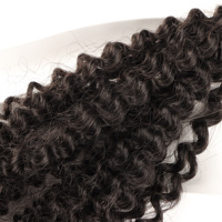 Cheveux humains à tresser très demandés, lots 4a4b4c, extensions de cheveux humains afro, cheveux humains afro crépus en vrac pour tressage bouclé