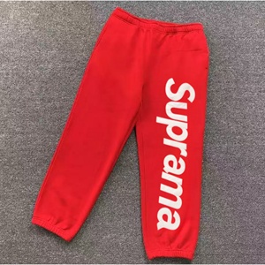 Pantalones deportivos casuales de lujo, elásticos, estampados, transpirables, 100% algodón, para fitness, largos, para hombre. - Product Image 5