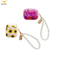 Nouvelle coque rigide IMD en PC pour Airpods Pro 2026, avec chaîne scintillante en plastique, étuis IMD pour écouteurs Pro, accessoires pour casques audio
