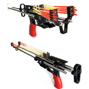 Outdoor-Präzisions-Schleuder mit rotem Punktvisier, langer teleskopischer Stange, starkem Gummiband für die Jagd auf große Distanz - Product Image 6