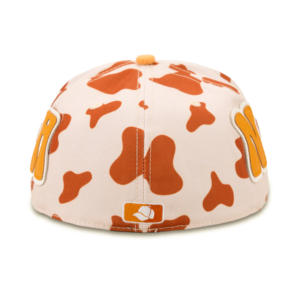 Tcap China Custom <b>100</b>% <b>Acrylic</b> <b>Fabric</b> Frat Embroidered Hat Leather Logo Fitted Cap - Product Image 5