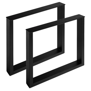 أثاث صناعي حديث بنص من الإطار الفولاذي لطاولات المطاعم وطاولات الطعام والقهوة قدم معدنية وساقين طاولة مكتب حديدية - Product Image 1