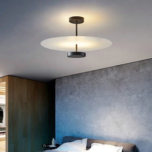 Flat Minimalist <b>Ceiling</b> <b>Light</b> Led Warm White <b>Light</b> Living Room Bedroom Hallway Entryway Study Lighting Fixture - Product Image 2