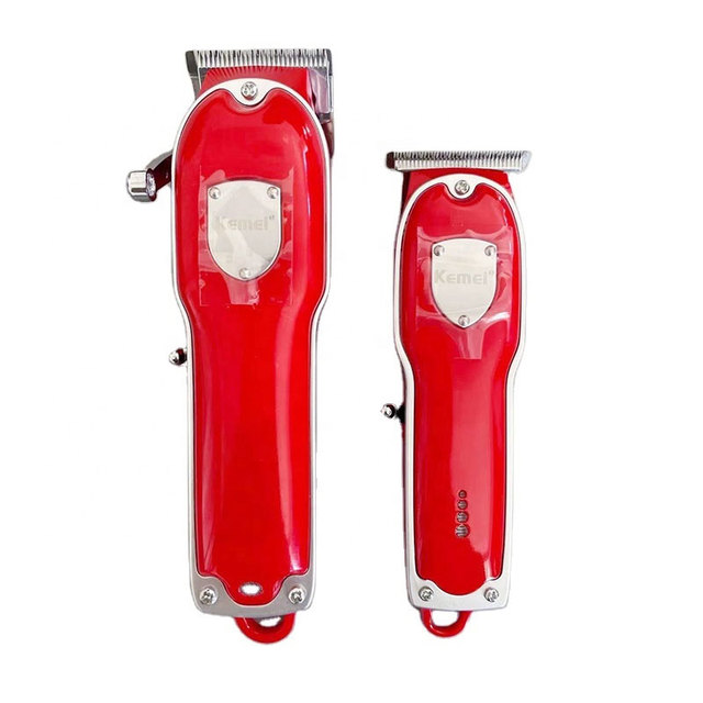 For Kemei KM-3911 Professional USB Rechargeable Electric Hair for Clipper New Two-Piece Men's Stainless Steel Trimmer for