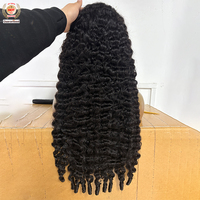 Peluca de Cabello Humano Rizado Birmano de Donante Único, Cierre de Encaje HD 6x6, Sin Pegamento, Sin Enredos, Sin Caída, 180% de Densidad, Peluca de Encaje de Fábrica