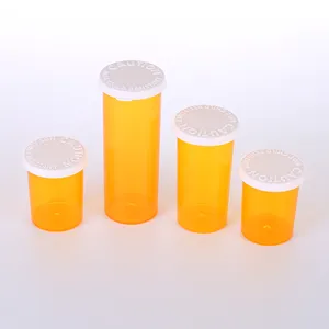 Wholesale ODM Plastic 60ml Pill Snap Vials 16dram 20dr 80ml Pp Plastic Pill Tablet Container With Snap Caps