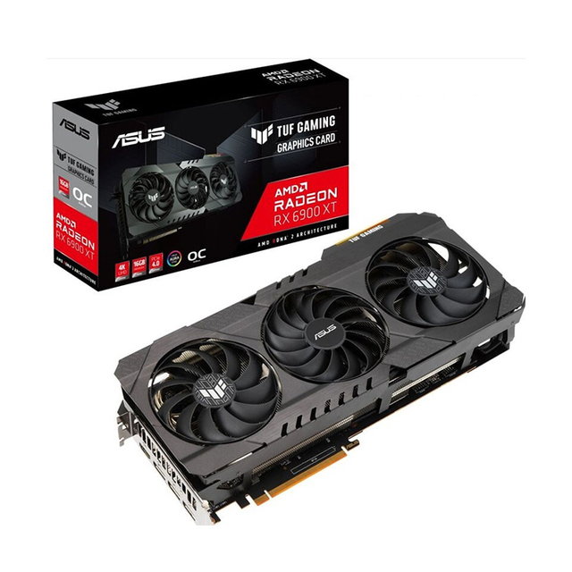 ASUS TUF RX6800XT 16G GAMING OC Used Graphics Card with 16GB GDDR6 256-bit Memory 16 Gbps Memory Speed Video Card