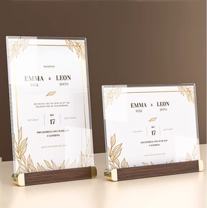 Cornice Magnetica in Acrilico per Certificati, Cornici <span class=keywords><strong>Fai</strong></span>-<span class=keywords><strong>da</strong></span>-<span class=keywords><strong>Te</strong></span> per Foto e Premi, Porta Menu in Acrilico - Product Image 3