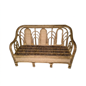 Canapé 3 places en bambou 100% naturel, salon, intérieur, extérieur, restaurant, hôtel, jardin, appartement, villa, style moderne - Product Image 1