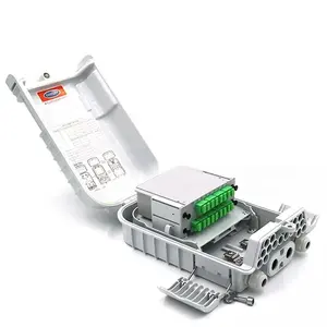 Открытый распределитель кассеты FTTH IP65 PLC с 16 ядрами, волоконно-оптический терминальный распределительный соединительный блок Caja de 16 Port