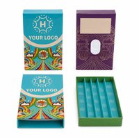 Boîtes à cigarettes résistantes aux enfants en carton avec logo personnalisé, emballage en rouleau, boîtes à cigares de 5 unités
