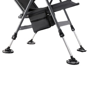 Chaise de pêche pliante tout-terrain portable de style européen ultralégère en acier inoxydable, plateforme multifonctionnelle - Product Image 5