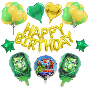 Set di Palloncini in Alluminio con Scritta 'Buon Compleanno' - Decorazioni per Feste a Tema <span class=keywords><strong>Spiderman</strong></span> dei Cartoni Animati - Product Image 3