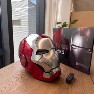 <span class=keywords><strong>Casco</strong></span> <span class=keywords><strong>Iron</strong></span> <span class=keywords><strong>Man</strong></span> MK5 <span class=keywords><strong>de</strong></span> Colección 1:1, Resina ABS, Control por Voz <span class=keywords><strong>Inteligente</strong></span>, <span class=keywords><strong>Casco</strong></span> Jarvis con Efecto <span class=keywords><strong>de</strong></span> Luz para Exhibición - Product Image 2