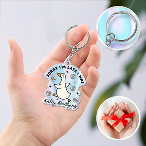 Llavero Acrílico Ligero e Impermeable con Diseño de Ganso Divertido y Adorable Spark 2026, Regalo para Amigas, Compañeras de Trabajo - Product Image 4