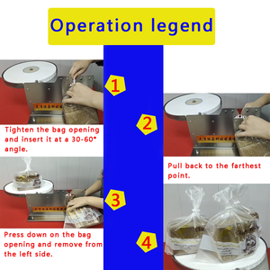 Máquina Manual de Selagem de Pão com Clip para Embalagem de Pão - Product Image 6