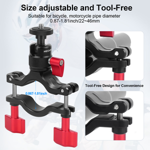 Mechrig 360 °   Support de guidon rotatif, compatibilité universelle pour les téléphones et <span class=keywords><strong>plus</strong></span> encore - Product Image 5