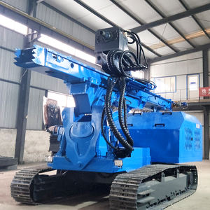 Multi-Function Solar Pile <span class=keywords><strong>Driver</strong></span> Machine 4m 5m 6m Frame Motor Bomba Motor Gear-Core Crawling <span class=keywords><strong>Post</strong></span> Ramming Pounder para venda - Product Image 4
