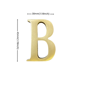 定制不锈钢和黄铜门牌装饰门牌，采用数控加工（5轴）和线切割技术，适用于酒店 - Product Image 4