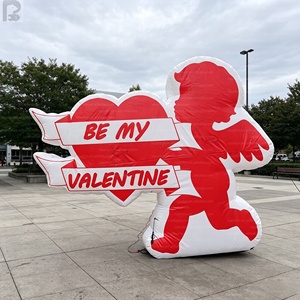 Cœur de Cupidon géant gonflable lumineux à LED, modèle pour <span class=keywords><strong>la</strong></span> Saint-Valentin, décoration gonflable romantique pour <span class=keywords><strong>la</strong></span> publicité des événements/centres commerciaux - Product Image 3