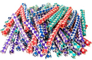 Juguetes de Bambú Tejido para Loros, Fiesta de Cumpleaños, Niños, Trampa para <span class=keywords><strong>Dedos</strong></span>, Cubierta de Dedo de Madera, <span class=keywords><strong>Juguete</strong></span> para Forrar, <span class=keywords><strong>Juguete</strong></span> para Aves, Juguetes DIY para Loros - Product Image 5