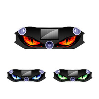 Nouveaux feux dynamiques pour voiture, feux décoratifs LED ambiantes type « œil d'aigle » et « yeux de démon », feux d'avertissement solaires