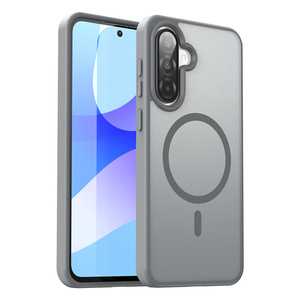 Coque de téléphone givrée translucide mate de 2mm pour <span class=keywords><strong>Samsung</strong></span> Galaxy <span class=keywords><strong>X</strong></span> <span class=keywords><strong>Cover</strong></span> 7 A07 A17 S25FE Couverture de charge sans fil magnétique - Product Image 5