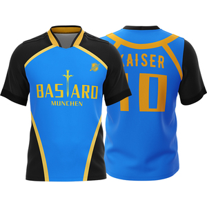 Set Personalizzato di Maglie da <span class=keywords><strong>Calcio</strong></span> Traspiranti con Trasferimento Termico, Logo, Nome e Numero Stampati, Maglietta da <span class=keywords><strong>Calcio</strong></span> <span class=keywords><strong>Personalizzata</strong></span> per Allenamento e Partite di Squadra - Product Image 4