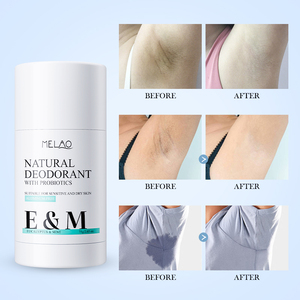 MELAO-Desodorante en barra natural con probióticos, bálsamo desodorante deportivo <span class=keywords><strong>para</strong></span> mujer, piel sensible, a prueba de sudor, Lady Stick Roll - Product Image 4