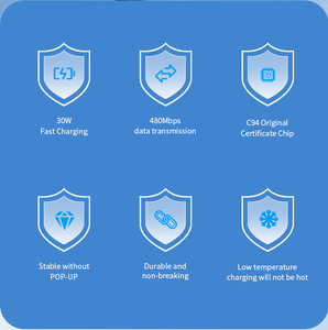 Nouveau câble de charge rapide PD en nylon tressé de haute qualité certifié MFi pour <span class=keywords><strong>Apple</strong></span> <span class=keywords><strong>iPhone</strong></span> 14/ 13/12/<span class=keywords><strong>iPhone</strong></span> SE 2022/<span class=keywords><strong>11</strong></span>/XR, - Product Image 4