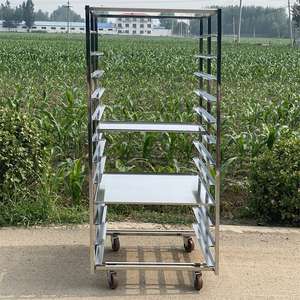 Chariot de boulangerie en acier inoxydable à 6, 12, 15, 16, 32 niveaux pour restaurant, vente chaude - Product Image 6