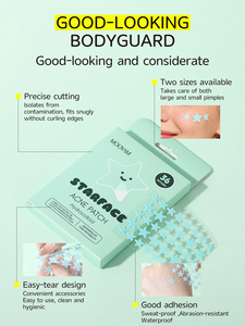 Parches para el Acné STARFACE de MOOYAM, Nuevo Producto, Ayuda a Absorber el Exceso de Grasa y a Reducir la Apariencia del Acné - Product Image 5