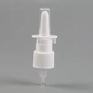 Weiße Farbe Zerstäuber Nasen sprüh gerät mit Clip 18mm 20mm 24mm 28mm Nasen pumpens prüh gerät