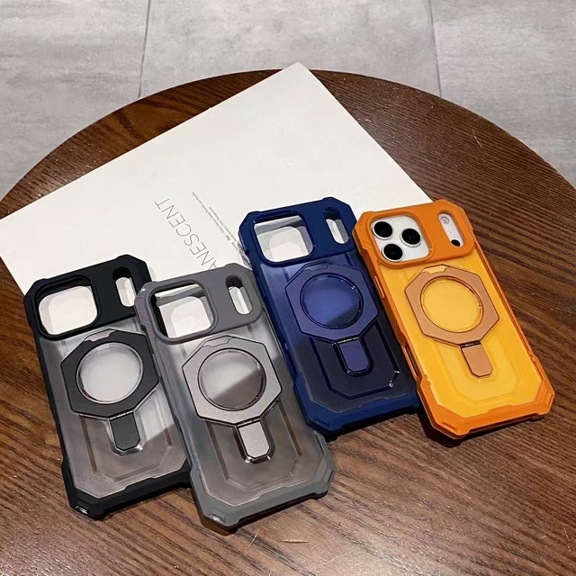 Explorer Magnetic Stand iPhone Case - Rugged Shockproof Waterproof Cover for iPhone 17/16/Pro/Pro Max - Multi-Color