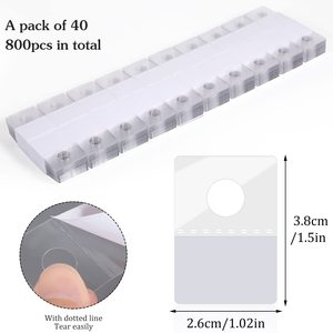 Hoge Belasting Zelfklevende Ronde Gat Tags Zware <span class=keywords><strong>Plastic</strong></span> Haak <span class=keywords><strong>Tag</strong></span> Voor Supermarkt Retail Displays Gemaakt In China - Product Image 2