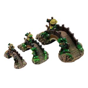 Paisaje decoración <span class=keywords><strong>puente</strong></span> acuario pecera <span class=keywords><strong>puente</strong></span> Artificial resina equipo accesorios ornamento <span class=keywords><strong>cueva</strong></span> acuática mascota pez - Product Image 1