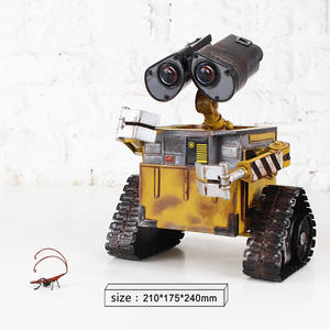 창의적인 수제 철제 빈티지 모델 로봇 <span class=keywords><strong>WALL-E</strong></span> 장난감 공예품 방 홈 장식품 판매 - Product Image 3